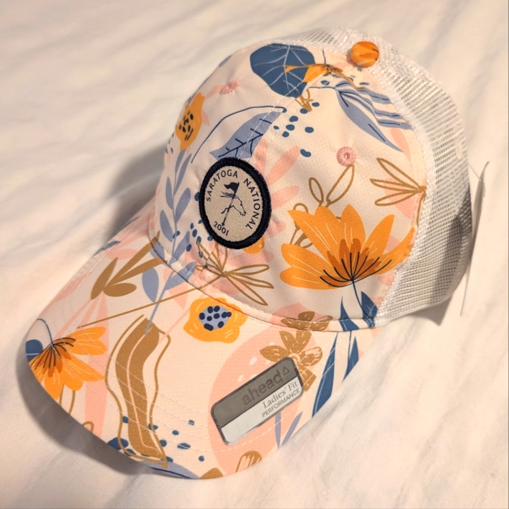Saratoga National Golf Club Floral Ballcap Hat